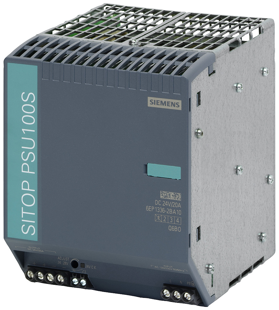 SITOP PSU100S 24 V/20 A 6EP1336-IP20