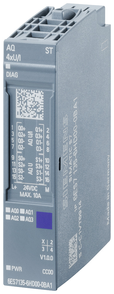 6ES7135-6hd00-0ba1 6es-fits to bu-type a0_a1_analog output module
