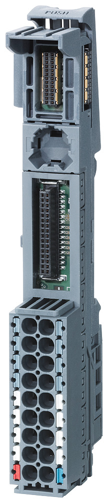 SIMATIC ET 200SP, BASEUNIT BU15-P16+A0+2B, BU-TYPE A0, PUSH-IN TERMINALS, W/O AUX-TERMINALS, BRIDGED TO THE LEFT, WxH 15x 117 mm