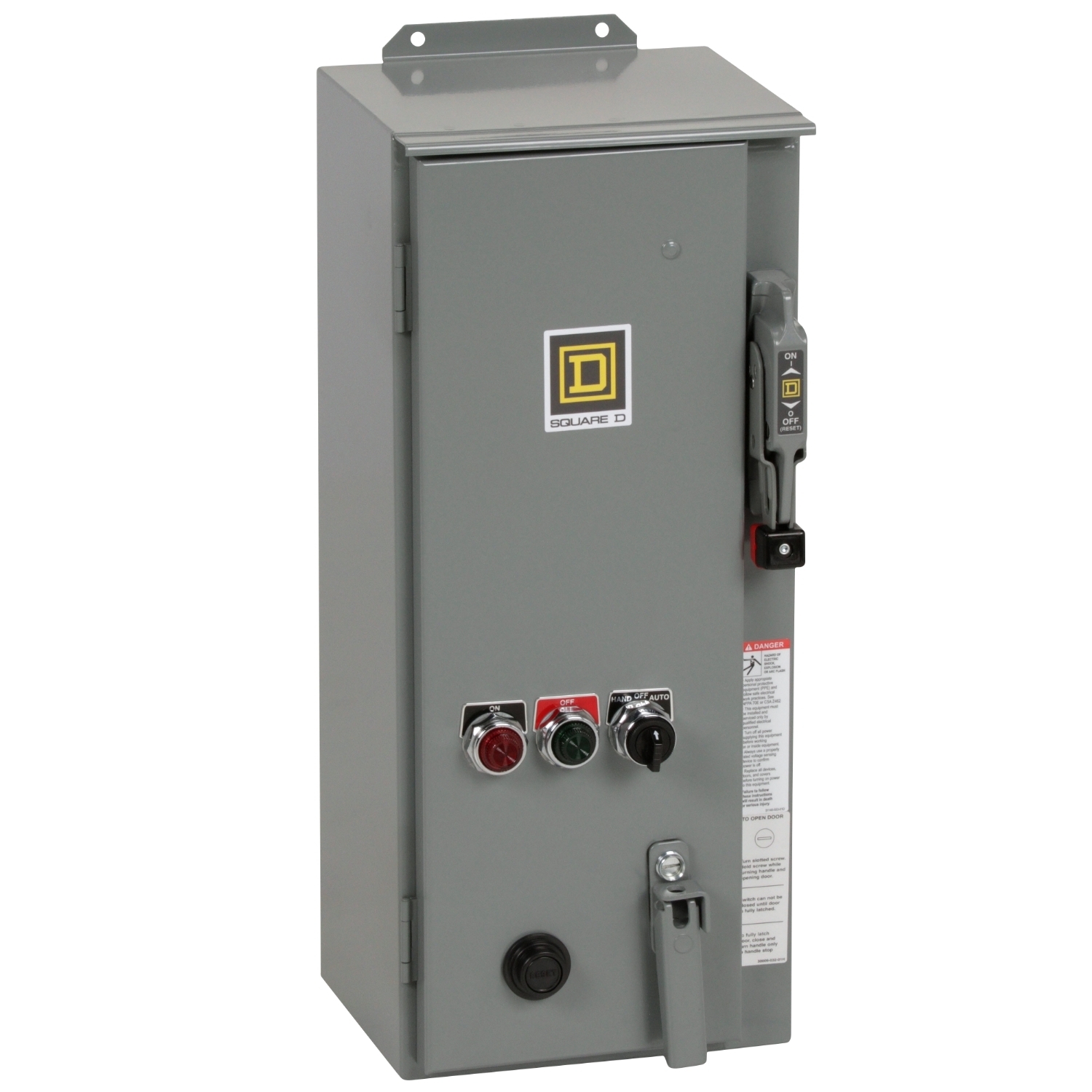 NEMA Combination Starter, Type S, HHL electronic motor circuit protector, Size 1, 27A, 3 phase, 120VAC coil, NEMA 12 [TAA]