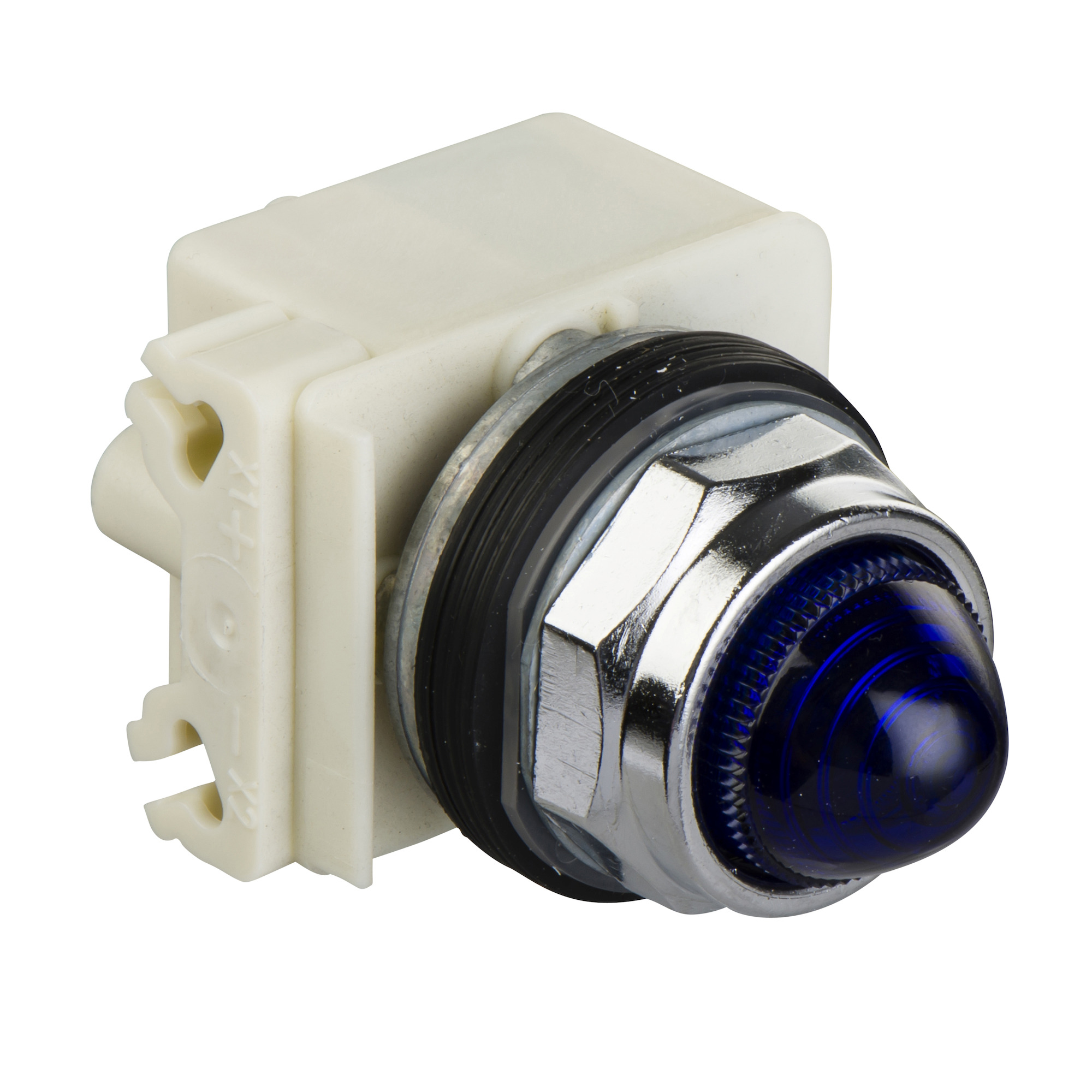 round pilot light  30 - blue - incandescent BA 9s - 220/240 V AC - IP66