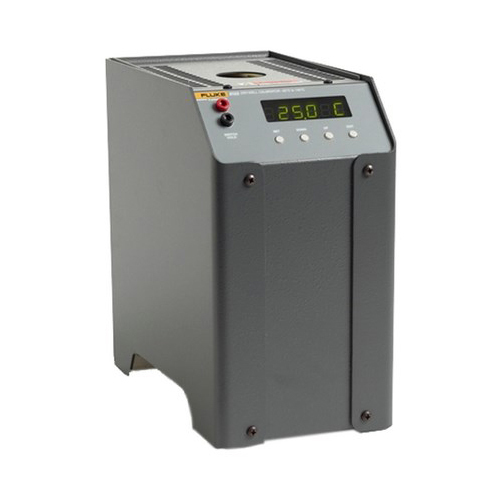 Covers below-ambient temperatures as low as 25 degrees Celsius. The 9140, weighing only 2,7 kg, has a temperature range of 35 degrees Celsius to 350 degrees Celsius and reaches its maximum temperature in 12 minutes. Lightweight and very portable.  Accuracy to 0.25 degrees Celsius.  RS-232 and Interface-it software included. Insert A handles a full range of probe sizes with a single well of each size.