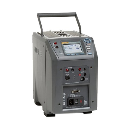 25 degrees Celsius to 150 degrees Celsius, with 9142-INSA.  Lightweight, portable, and fast.  Cool to 25 degrees Celsius in 15 minutes and heat to 660degrees Celsius in 15 minutes.  Built-in two-channel readout for PRT, RTD, thermocouple, 4-20 mA current.  True reference thermometry with accuracy to plus or minus0.01 degrees Celsius.  On-board automation and documentation.  Metrology performance in accuracy, stability, uniformity, and loading.