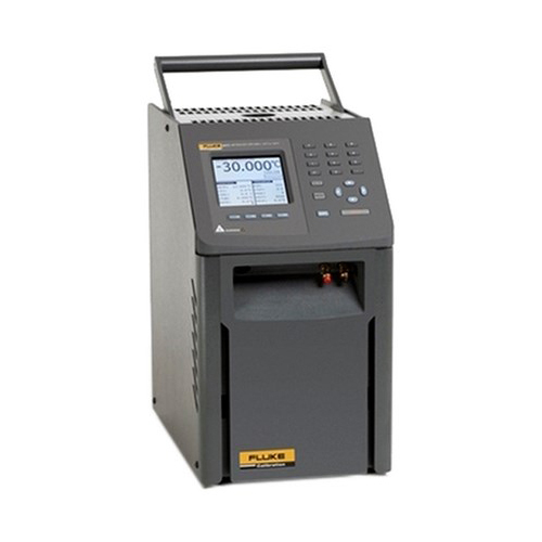 METROLOGY WELL: If you need more depth, the Model 9171 provides 203 mm (8 in) of immersion over temperatures from 30 degrees Celsius all the way to 155 degrees Celsius with full-range stability of plus or minus0.005 degrees Celsius. Just like the 9170, this dry-well has exceptional axial and radial uniformity. The display of the 9171 is calibrated to an accuracy of plus or minus0.1 degrees Celsius over its full range. Insert A, Al-Brnz, Misc Holes, -30 DEG C to 155 DEG C. Includes INSX.