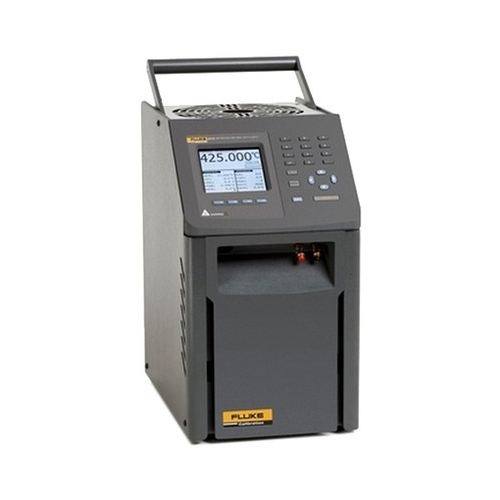 METROLOGY WELL: The Model 9172 provides temperatures from 35 degrees Celsius to 425 degrees Celsius with a calibrated display accurate to plus or minus0.2 degrees Celsius at 425 degrees Celsius. In addition to exceptional accuracy, the 9172 is stable from plus or minus0.005 degrees Celsius to plus or minus0.01 degrees Celsius, depending on temperature. With 203 mm (8 in) of immersion, the 9172 significantly reduces stem conduction errors at high temperatures. Insert A, Al-Brnz, Misc Holes, 35 DEG C to 425 DEG C. Includes INSX.