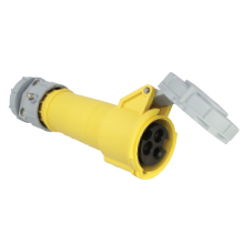 Eaton Arrow Hart pin and sleeve connector, IP69K Rated, #12 - #10 AWG, 20A, 3 480V, Back wire, Red, Nickel plated brass, IP67, Nylon, Three-pole, Four-wire, grounding, 0.333-0.775in (0.85-1.97cm), Female, 5 HP, Nylon, Three-phase