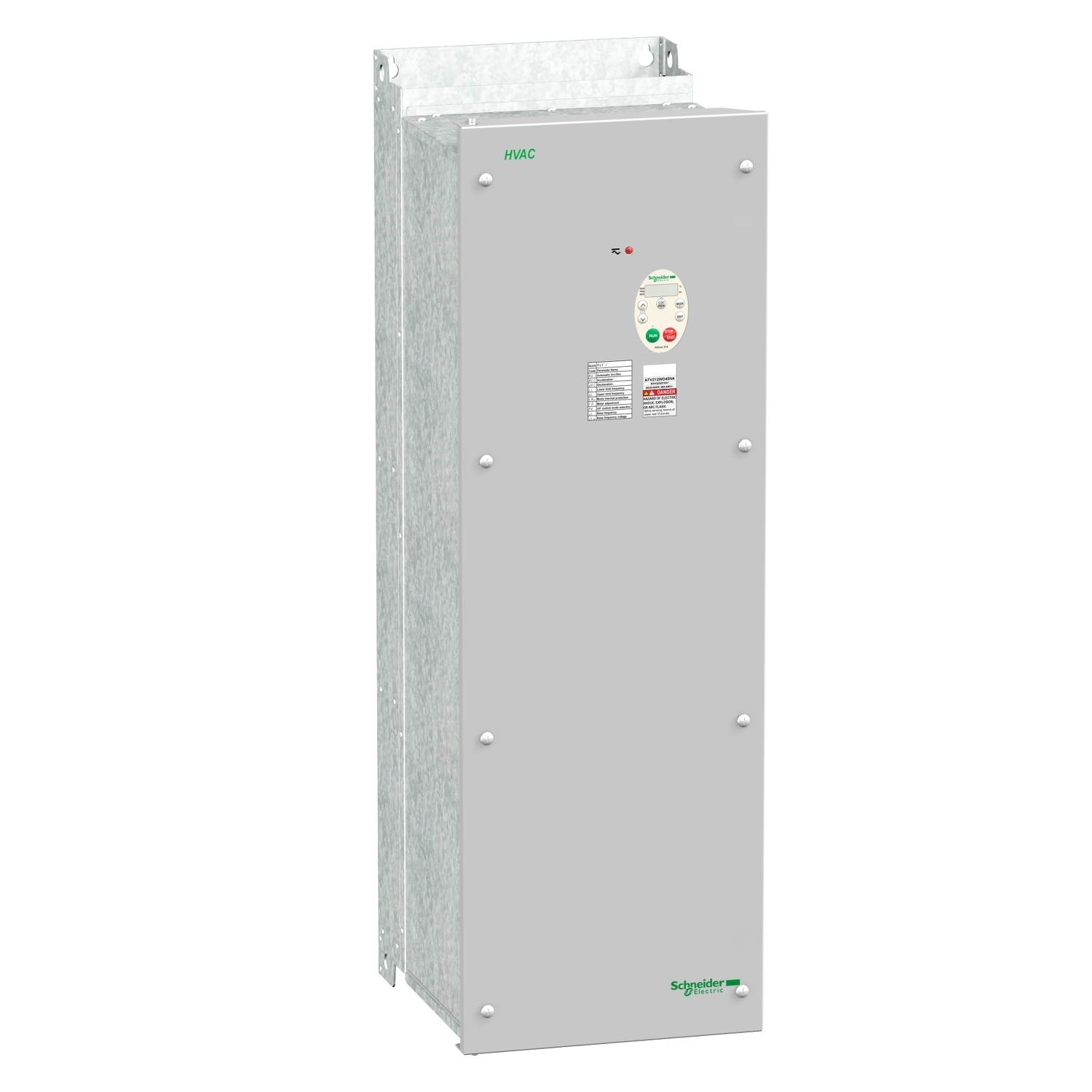 variable speed drive, Altivar 212, 37kW, 50hp, 480V, 3 phases, with EMC class C2, IP55