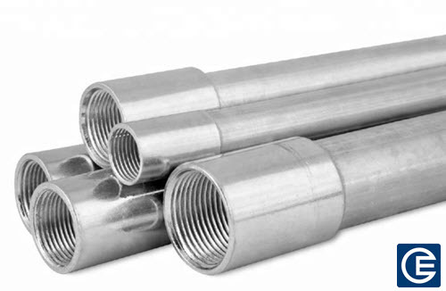 Rigid Intermediate Metallic Conduit Stick, 2 Inch Diameter, 10 Feet