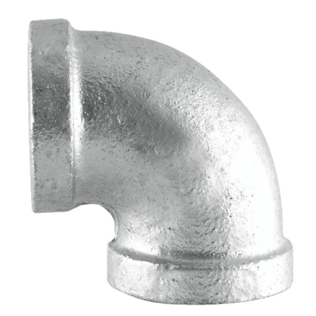 Conduit Elbow, 1 Inch Trade Size, 90 Degree Bend Angle, Galvanized