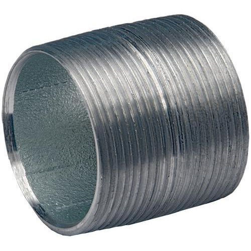Rigid Conduit Nipple, 2 Inch Trade Size, Closed, Galvanized Steel