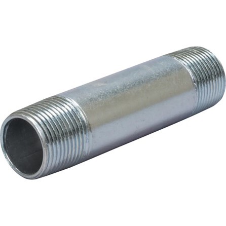 Rigid Conduit Nipple, 3/4 Inch Trade Size, 6 Inch Length, Galvanized