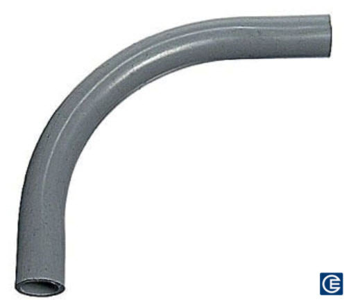 PVC Elbow with Plain End, 2 inch, 90 Degree Bend Angle, Schedule 40