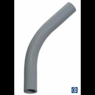 PVC Elbow with Plain End, 3-1/2 Inch Trade Size, 90 Degree Bend Angle, 36 Bend Radius, Schedule 40