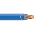 Thermoplastic High Heat Resistant Nylon Coated (THHN) Wire, 2/0 AWG, Blue, 19 Stranded, Copper Conductor, 1000 Foot Reel
