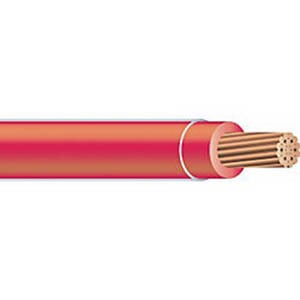 THHN Wire, 250 KCMIL, Red, 37 Stranded, Copper Conductor, 1000 Foot Reel