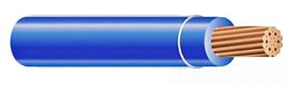 Thermoplastic High Heat Resistant Nylon Coated (THHN) Wire, 3 AWG, Brown, 19 Stranded, Copper Conductor, 500 Foot Reel