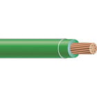 Thermoplastic High Heat Resistant Nylon Coated (THHN) Wire, 3 AWG, Green, 19 Stranded, Copper Conductor, 500 Foot Reel