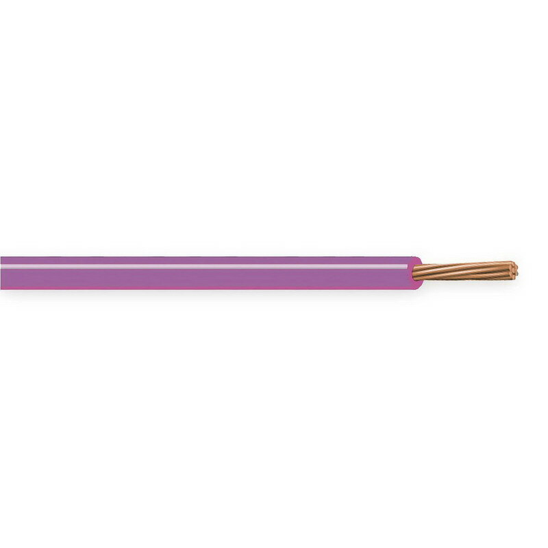 XHHW Cable, 14 AWG, Purple, 7 Stranded, Copper Conductor, 500 Foot Reel