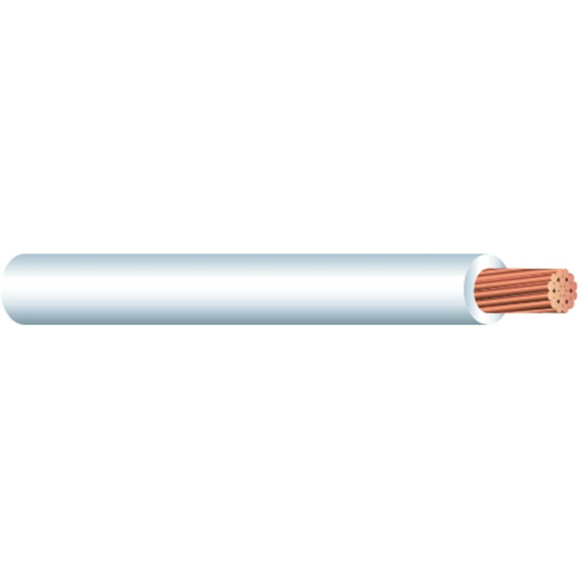 XHHW Cable, 500 KCMIL, White, 37 Stranded, Copper Conductor, 1000 Foot Reel