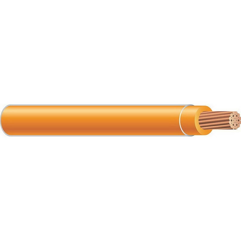 XHHW Cable, 500 KCMIL, Orange, 37 Stranded, Copper Conductor, 1000 Foot Reel