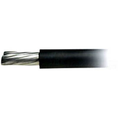 Thermoplastic High Heat Resistant Nylon Coated (THHN) Wire, 400 KCMIL, Black, Stranded, Aluminum Conductor, 500 Foot Reel
