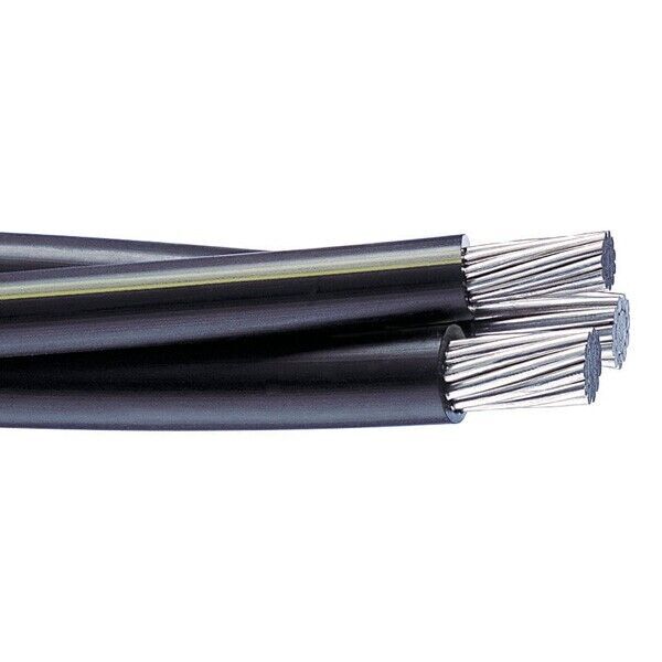 TRIPLEX Underground Residential Distribution (URD) Wire, Aluminum Conductor, 4/0-4/0-2/0, 1350-H19 Series, Sweetbriar, 1000 Foot Reel