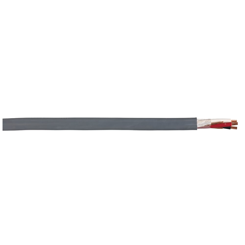 Copper Cable &Cord Bus Drop, 6 AWG, 3 Conductors, Gray, 250 Foot Coil