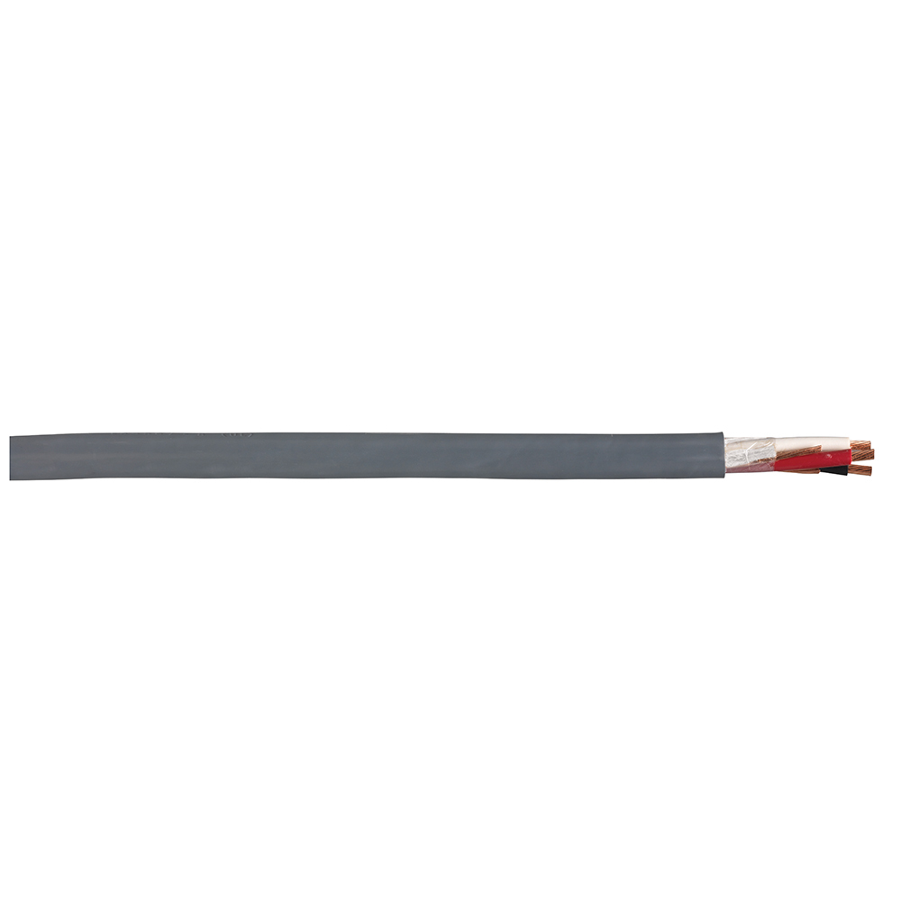 Copper Cable &Cord Bus Drop, 10 AWG, 3 Conductors, Gray, 250 Foot Coil