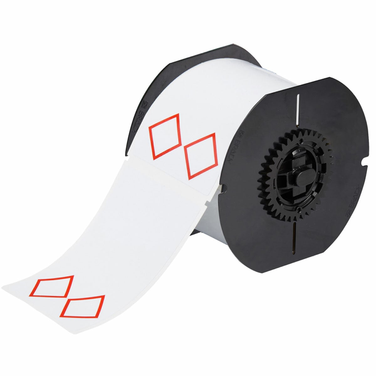 Lbl Vinyl 2.953in x 4.331in RD/WT 270/RL