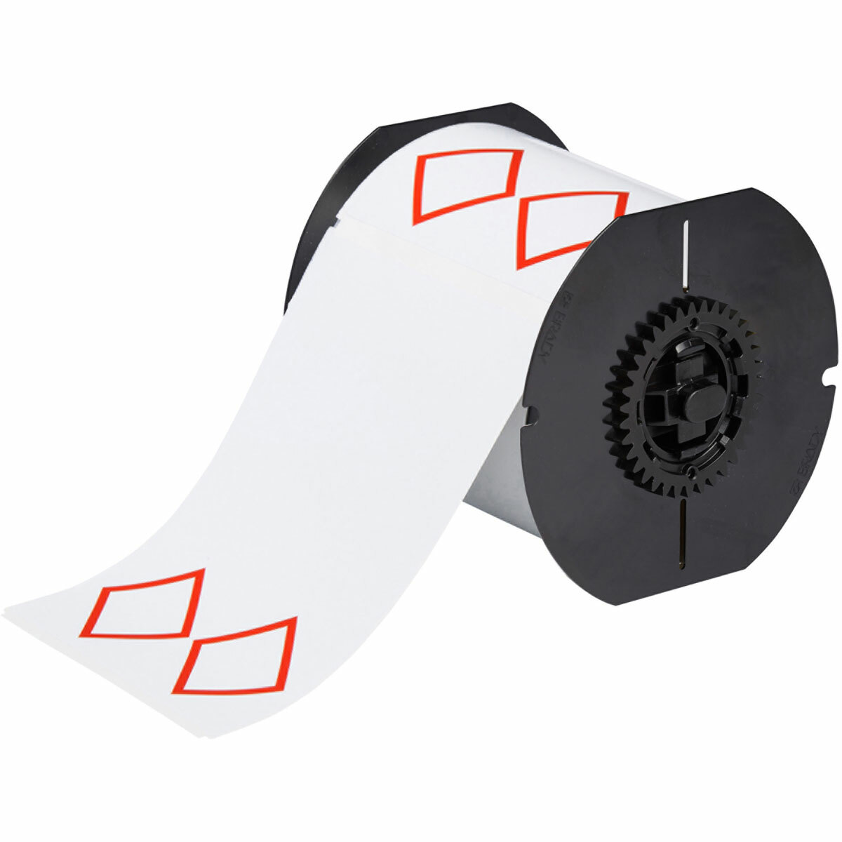 Lbl Vinyl 4.133in x 6.102in RD/WT 200/RL