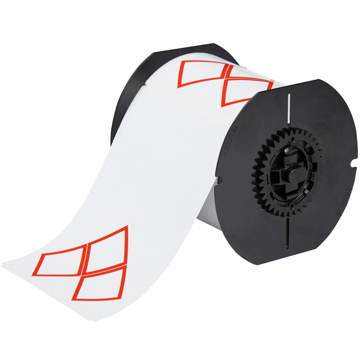 Lbl Vinyl 4.133in x 6.102in RD/WT 200/RL