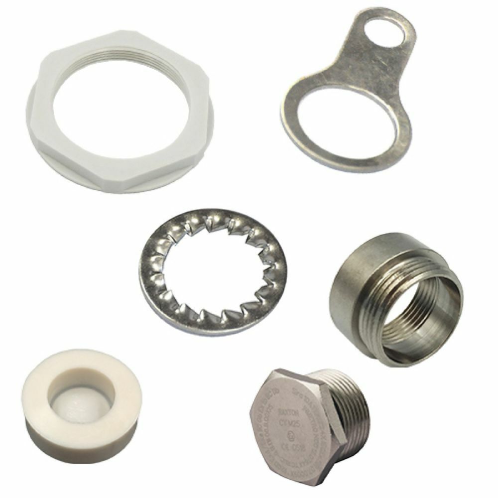 Eaton Crouse-Hinds series Capri earth tag, Nickel plated brass, 3/4" NPT