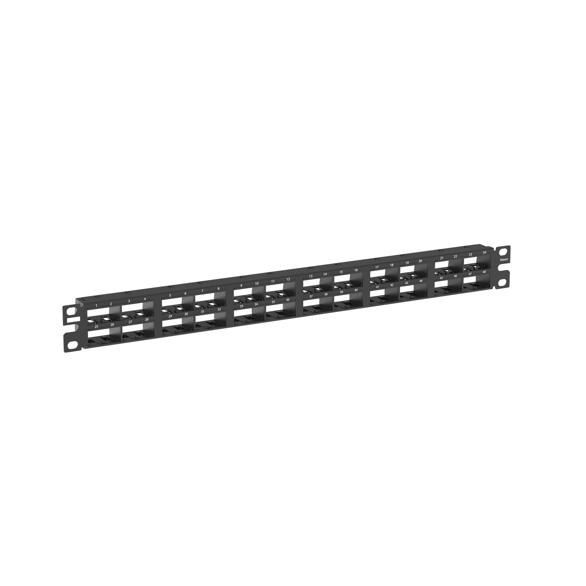 Patch Panel, 48 Port, Modular, High Dens