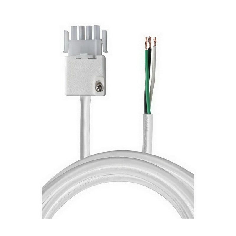Cord Set - NEMA type SO, 600v, white, no plug, 18/3, 6' Standard, with modular plug, SKU - 202TM0