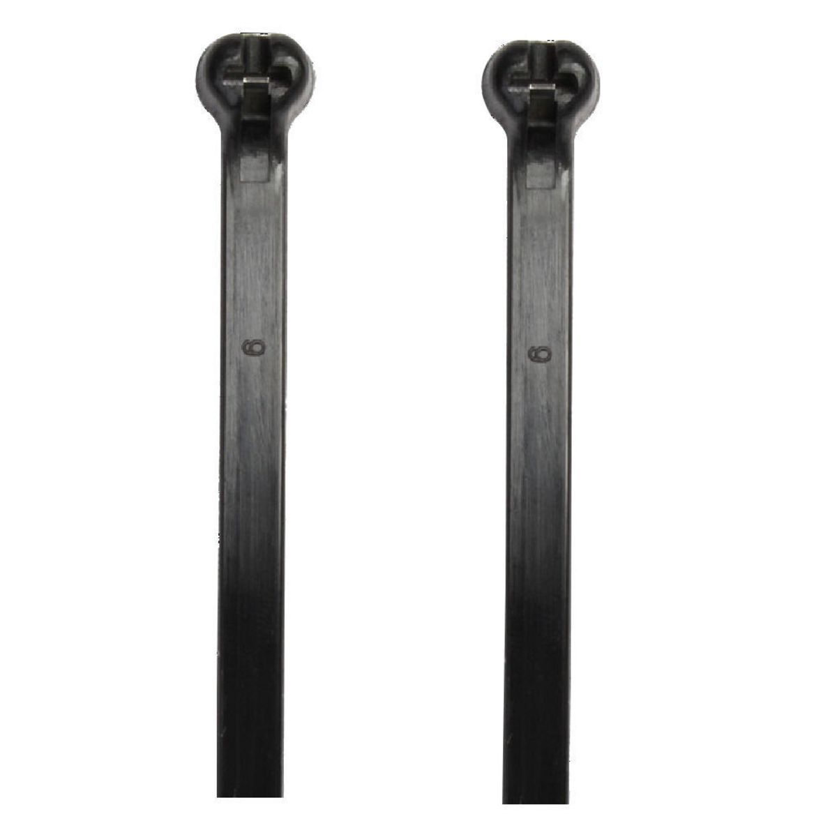 Nylon Stainless Steel BARB Cable Ties, 13.78 IN L, .39 IN W, Tensile Strength: 120 Lbs, Install with MK9, TWT2.