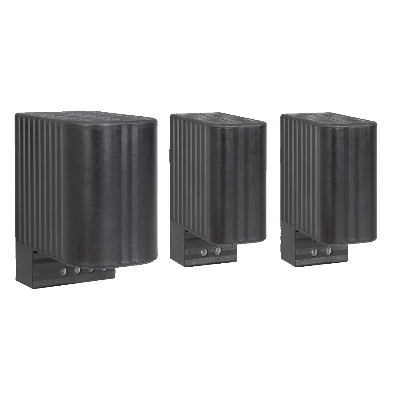 Touch-Safe Heater, 110/120 AC/DC 20W, Black, Plastic