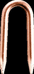 2 x 1/2 x .162 Diamond Point Staples, Copperclad