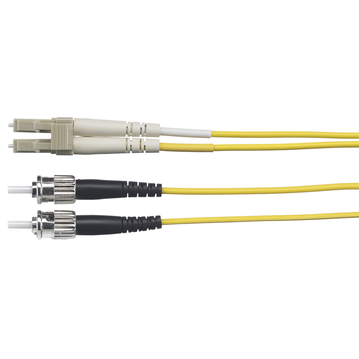 Fiber Optic, Patch Cord, Single Mode,Duplex, LC-ST, 3 Meter Length