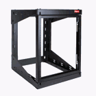 VersaRack Wall-Mount Open Frame Rack, 27.80 x20.915 x24.29, Black, Steel