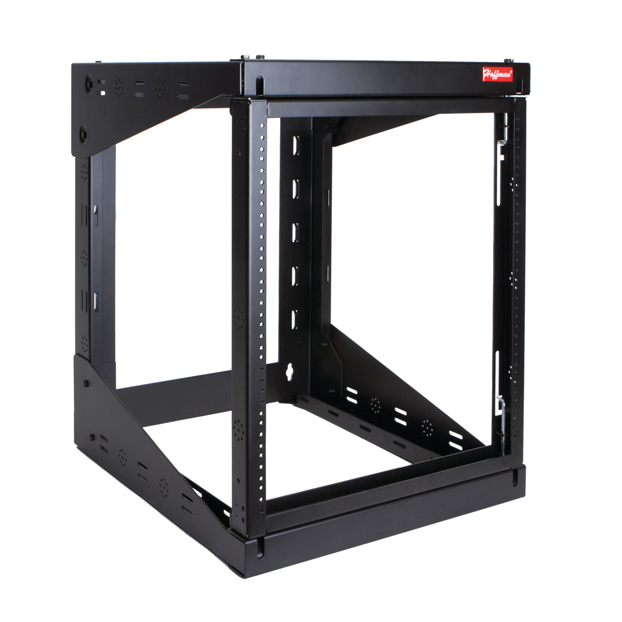VersaRack Wall-Mount Open Frame Rack, 27.80x20.91x24.29, Black, Steel