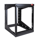 VersaRack Wall-Mount Open Frame Rack, 50.59x20.91x24.29, Black, Steel