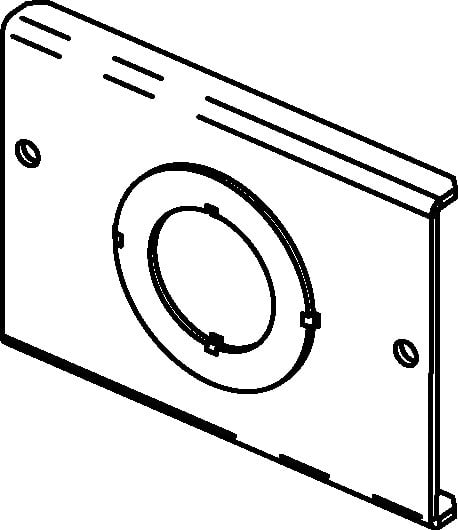 Evolution; Series Knockout Plate; For EFB6 Floor Box