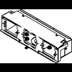 Floor Box Module Type; Evolution Series 6 Gang Floor Box Used on; EVOLUTION[TM] Brand; Approval UL (Canada and Us); Includes Device Bracket, Back Plate, One Divider, Two End Cap, Three (3/4 Inch - 1 1/4 Inch) Concentric Knockout Plate