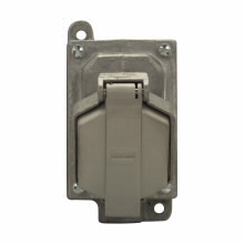 15A 250V DE SGL GANG RCPT ASSY 3/4