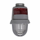 Eaton Crouse-Hinds series EV LED light fixture, 0.12A, Cool white, AC drive, 100-200W incan equiv lumin, 50/60 Hz, Heat and impact resistant glass globe, With guard, Copper-free alum, No mounting module, 0.86 power factor, 100-277 Vac, 15W