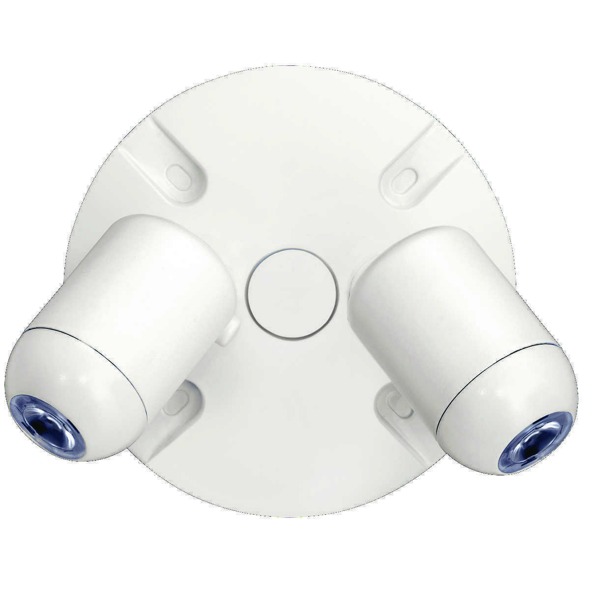 EVO, Twin Outdoor Remote lighting head, Lamp Type: LED, Lamp Wattage: 2, Number of Lamps: 2, Color: Black, Voltage Rating: 4.8.