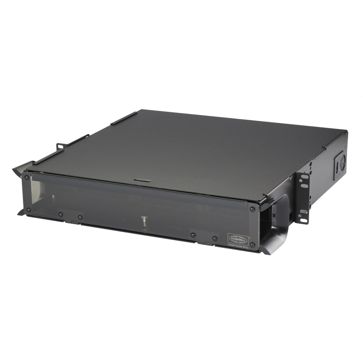 Fiber Optic, Rack Mount Panel, 2-Unit,6) FSP Panel, Unloaded, With Lock