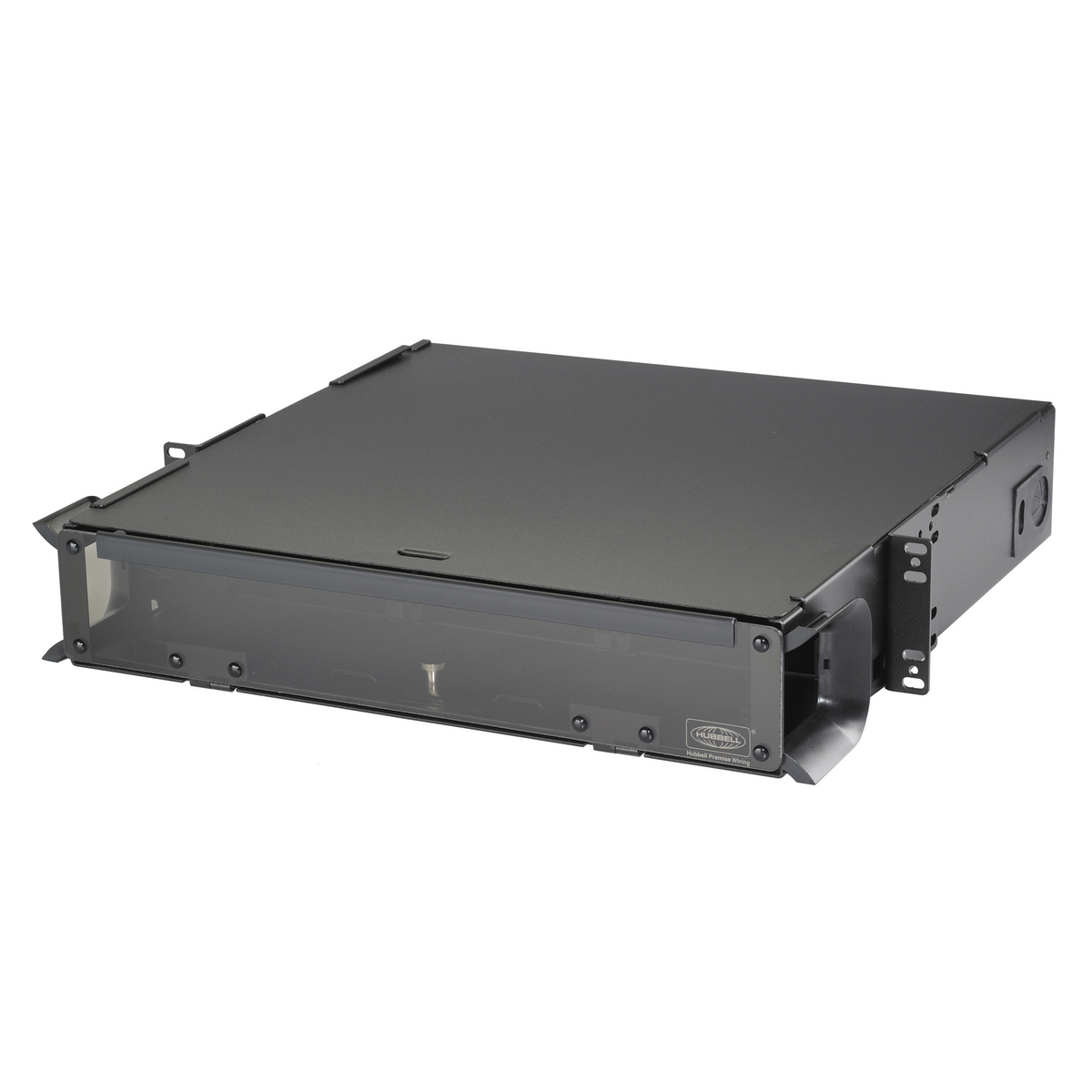 Fiber Optic, Rack Mount Panel, 2-Unit,9) FSP Panel, Unloaded.