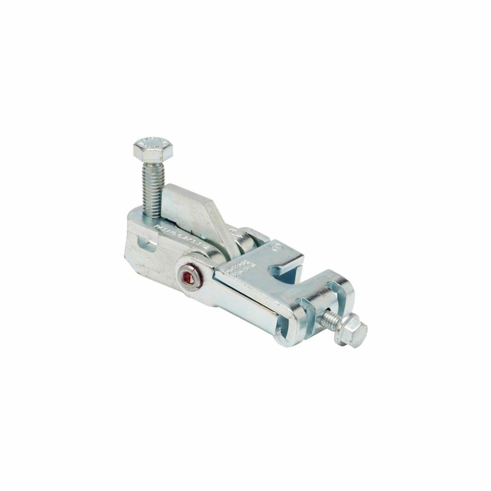 Eaton B-Line series TOLCO rigid bracing system attachments, Electro-galvanized, 2015 lbs, Steel, Fig 981, fits rod sizes 3/8" thru 5/8", Fast attach universal swivel sway brace attachment