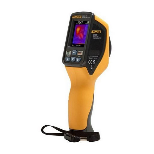 VT04 Series Visual IR Thermometer, Temperature Range: -10 To 250 DEG C, Accuracy: 2 PCT Temperature Measurement, Spectral Response: 6.5 - 14 UM, Data Logging: Yes, Safety Rating: CFR47: 2009 Class A. Part 15 subpart B, CE: EN 61326:2006, IEC/EN 61010-1:2010, Battery Type: (4) AA 8 HR, Dimensions: 8.3 IN Height X 3 IN Length X 2.2 IN Width
